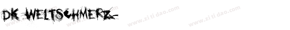 DK Weltschmerz字体转换